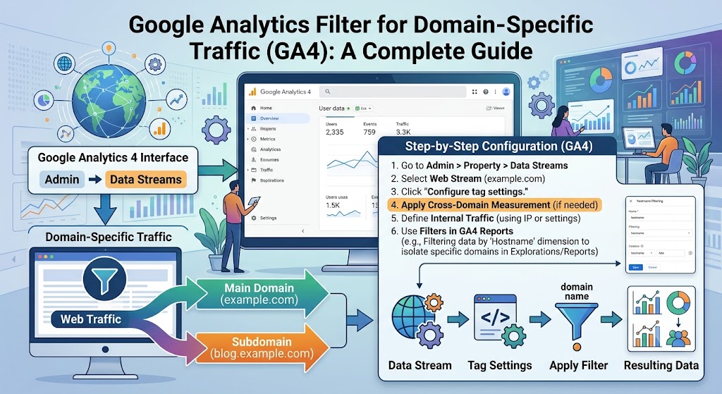 Google Analytics Filter for Domain-Specific Traffic (GA4): A Complete Guide