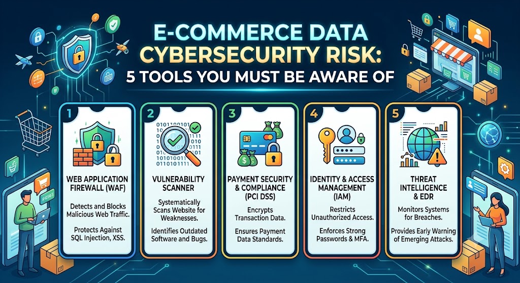 E-Commerce Data Cybersecurity Risk: 5 Tools You Must Be Aware Of
